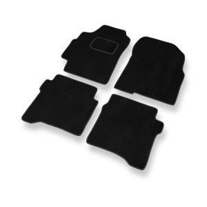 Premium tappetini auto in velluto compatibili con Nissan Primera III P12 Station Wagon, Liftback, Berlina (2002-2008) - tappeti auto nero