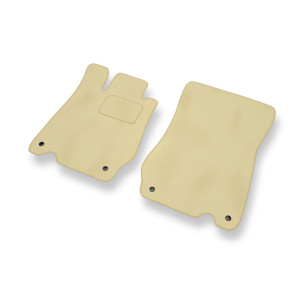 Premium tappetini auto in velluto compatibili con Mercedes-Benz SL R230 Roadster (2002-2012) - tappeti auto beige