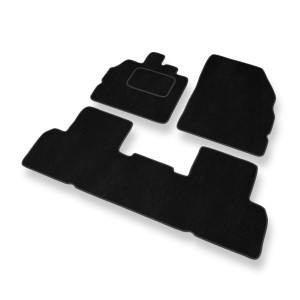 Premium tappetini auto in velluto compatibili con Renault Scenic III Monovolume (2009-2016) - tappeti auto nero