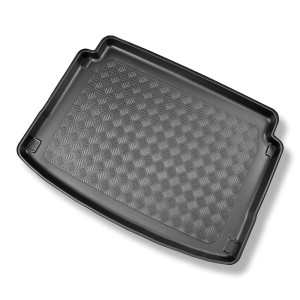 Vasca baule compatibile con Hyundai Bayon SUV (05.2021-....) - tappetino per bagagliaio - tappeto bagagliaio per auto - portabagagli inferiore; senza
