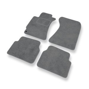 Premium tappetini auto in velluto compatibili con Subaru Forester II SUV (2002-2008) - tappeti auto grigio