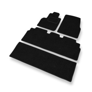 Tappetini in feltro compatibili con Renault Grand Espace IV Monovolume (2003-2014) - tappeti auto nero