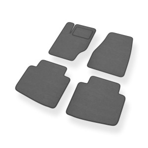 Premium tappetini auto in velluto compatibili con Jeep Grand Cherokee III SUV (2004-2010) - tappeti auto grigio