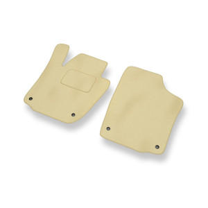 Premium tappetini auto in velluto compatibili con Skoda Rapid II Liftback, Spaceback (2012-2019) - tappeti auto beige