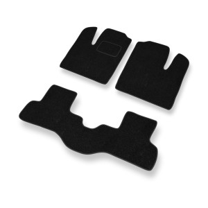 Tappetini in feltro compatibili con Fiat Doblo I Van (2000-2011) - tappeti auto nero