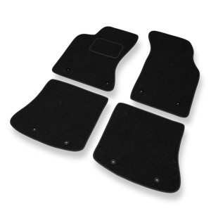 Tappetini in feltro compatibili con Audi A4 I B5 Avant, Sedan (1994-2001) - tappeti auto nero
