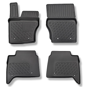 Tappetini Auto in TPE compatibili con Land Rover Discovery V SUV (03.2017-....) - tappeti auto neri