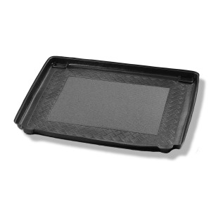 Vasca baule compatibile con Peugeot 407 Berlina (2004-12.2010) - tappetino per bagagliaio - tappeto bagagliaio per auto