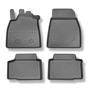 Tappetini Auto in TPE compatibili con Dacia Duster III SUV (06.2024-....) - non per versione Mild Hybrid - tappeti auto neri