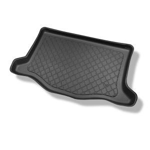 Vasca baule compatibile con Honda Jazz III Hatchback (09.2015-05.2020) - tappetino per bagagliaio - tappeto bagagliaio per auto