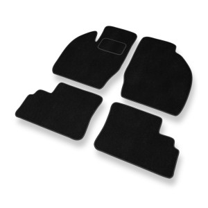 Premium tappetini auto in velluto compatibili con Opel Agila A Hatchback (2000-2007) - tappeti auto nero