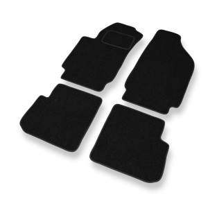 Tappetini in feltro compatibili con Fiat Stilo Hatchback, Multiwagon (2001-2008) - tappeti auto nero