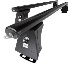 Barre portatutto in alluminio compatibili con Honda CR-V SUV (2007-2011) - con punti di fissaggio di serie - portapacchi auto colore nero - portabaga
