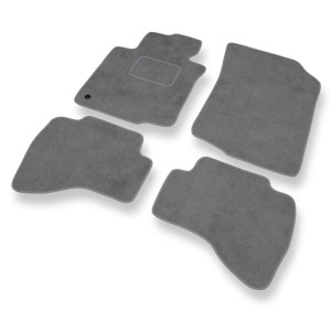 Premium tappetini auto in velluto compatibili con Citroen C1 I Hatchback (2005-2014) - tappeti auto grigio