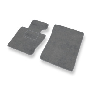Premium tappetini auto in velluto compatibili con BMW X3 I E83 SAV (2000-2010) - tappeti auto grigio