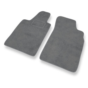 Premium tappetini auto in velluto compatibili con Fiat Barchetta Roadster (1995-2005) - tappeti auto grigio