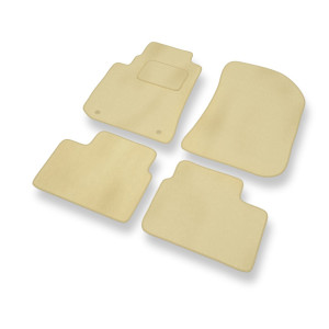 Premium tappetini auto in velluto compatibili con Rover 75 Berlina, Tourer (1999-2005) - tappeti auto beige