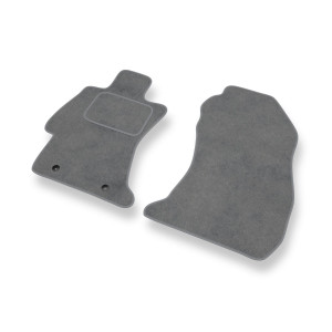 Premium tappetini auto in velluto compatibili con Subaru XV SUV (2012-2017) - tappeti auto grigio