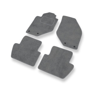 Premium tappetini auto in velluto compatibili con Volvo C70 I Coupé, Cabriolet (1997-2006) - tappeti auto grigio