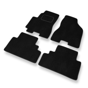 Premium tappetini auto in velluto compatibili con Hyundai Tucson I SUV (2004-2010) - tappeti auto nero