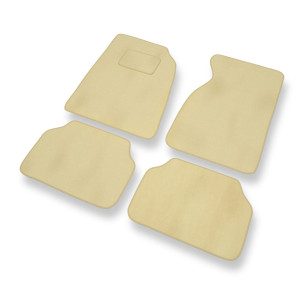 Premium tappetini auto in velluto compatibili con Ford Mustang IV Coupé, Cabriolet (1994-2004) - tappeti auto beige