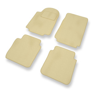Premium tappetini auto in velluto compatibili con Alfa Romeo 75 Berlina (1985-1992) - tappeti auto beige