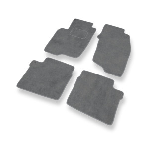 Premium tappetini auto in velluto compatibili con Mitsubishi Space Star I Monovolume (1999-2006) - tappeti auto grigio