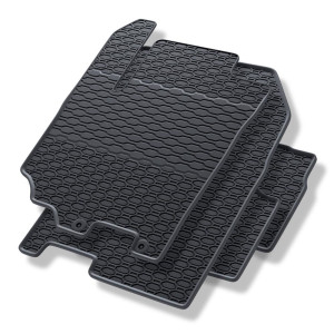 Tappetini auto in gomma compatibili con Suzuki Vitara III SUV (2015-....) - tappeti gomma - nero - 4 pz.