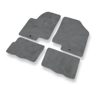 Premium tappetini auto in velluto compatibili con Kia Soul SUV (2008-2016) - tappeti auto grigio