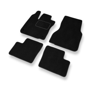 Premium tappetini auto in velluto compatibili con Smart Fortwo III Hatchback, Cabriolet (2014-2023) - tappeti auto nero