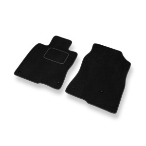 Premium tappetini auto in velluto compatibili con Honda Civic X Coupé, Hatchback, Berlina (2017-2021) 3 porte, 5 porte - tappeti auto nero