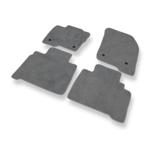 Premium tappetini auto in velluto compatibili con Ford S-Max II Monovolume (2015-2023) - tappeti auto grigio