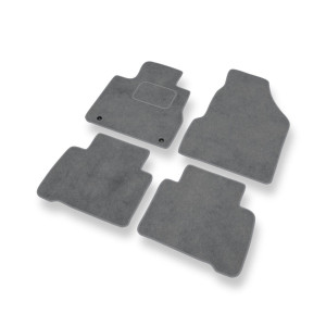 Premium tappetini auto in velluto compatibili con Nissan Murano II SUV (2009-2015) - tappeti auto grigio