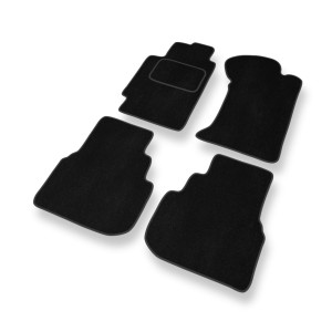 Premium tappetini auto in velluto compatibili con Subaru Legacy III Station Wagon, Berlina (1998-2003) - tappeti auto nero