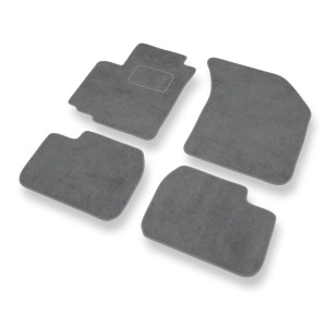 Premium tappetini auto in velluto compatibili con Fiat Sedici Crossover (2005-2014) - tappeti auto grigio