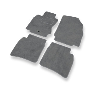 Premium tappetini auto in velluto compatibili con Nissan Note E11 Monovolume (2004-2013) - tappeti auto grigio