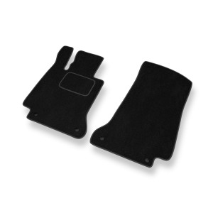 Premium tappetini auto in velluto compatibili con Mercedes-Benz Classe C W205 Station Wagon, Berlina (2013-2021) - tappeti auto nero