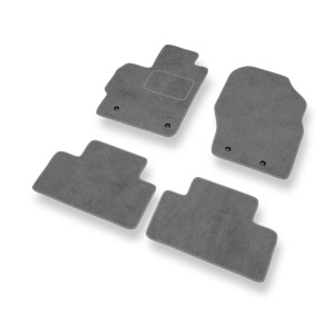 Premium tappetini auto in velluto compatibili con Mazda CX-7 SUV (2007-2012) - tappeti auto grigio