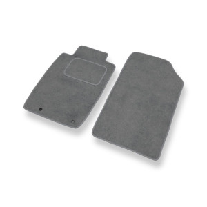 Premium tappetini auto in velluto compatibili con Peugeot 206 I Hatchback, Cabriolet, Berlina, SW (1998-2010) - tappeti auto grigio