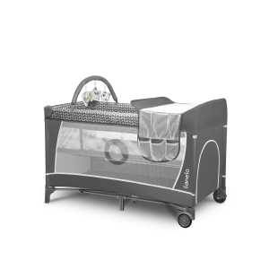 Lionelo Flower Grey Scandi — Lettino 2in1