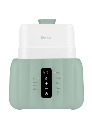 Lionelo Thermup Duo Green Mist — scaldabiberon 2 in 1