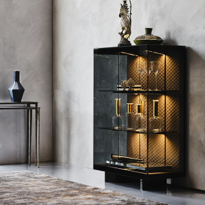 Cattelan Italia BOUTIQUE ALTA hohe Anrichte mit Beleuchtung LED