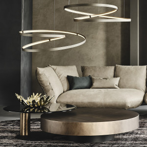 Cattelan Italia ARENA BOND verstellbarer moderner Couchtisch