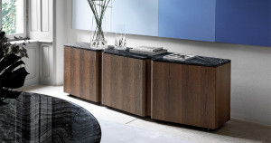 Arketipo BOLIDE Sideboard mit Marmorplatte 230 cm