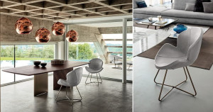 Sessel / Stuhl Arketipo VICTORIA Stuhl aus Leder