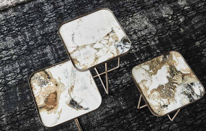 Cattelan Italia BENNY KERAMIK Couchtisch / Beistelltische Keramikplatte