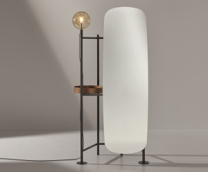 Bonaldo SALOME Standgarderobe mit Spiegel & Lampe