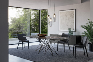 Bonaldo OCTA Esstisch Arbeitstisch 200 cm abgerundete Form