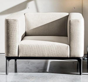 Sovet Slim Sofa / Sessel in Stoff Samt und Leder in verschiedenen Größen