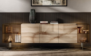 Lago Anrichte/ Sideboard 36E8 GLASS 1326 in verschiedenen Größen